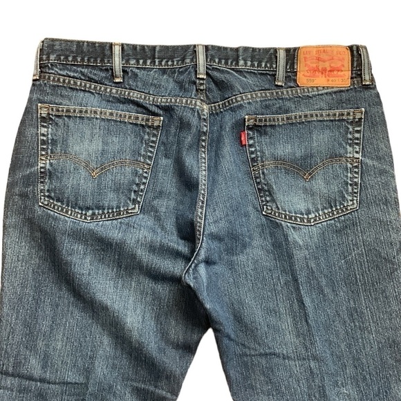 Levis 559 Men’s Denim Straight Leg Jeans Size 40” x 30” - Picture 5 of 8